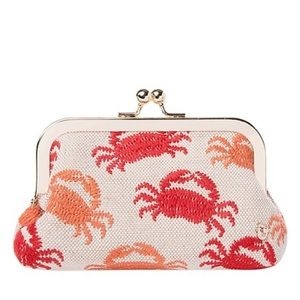 NWT Spartina 449 Cordelia Coin Purse Crab